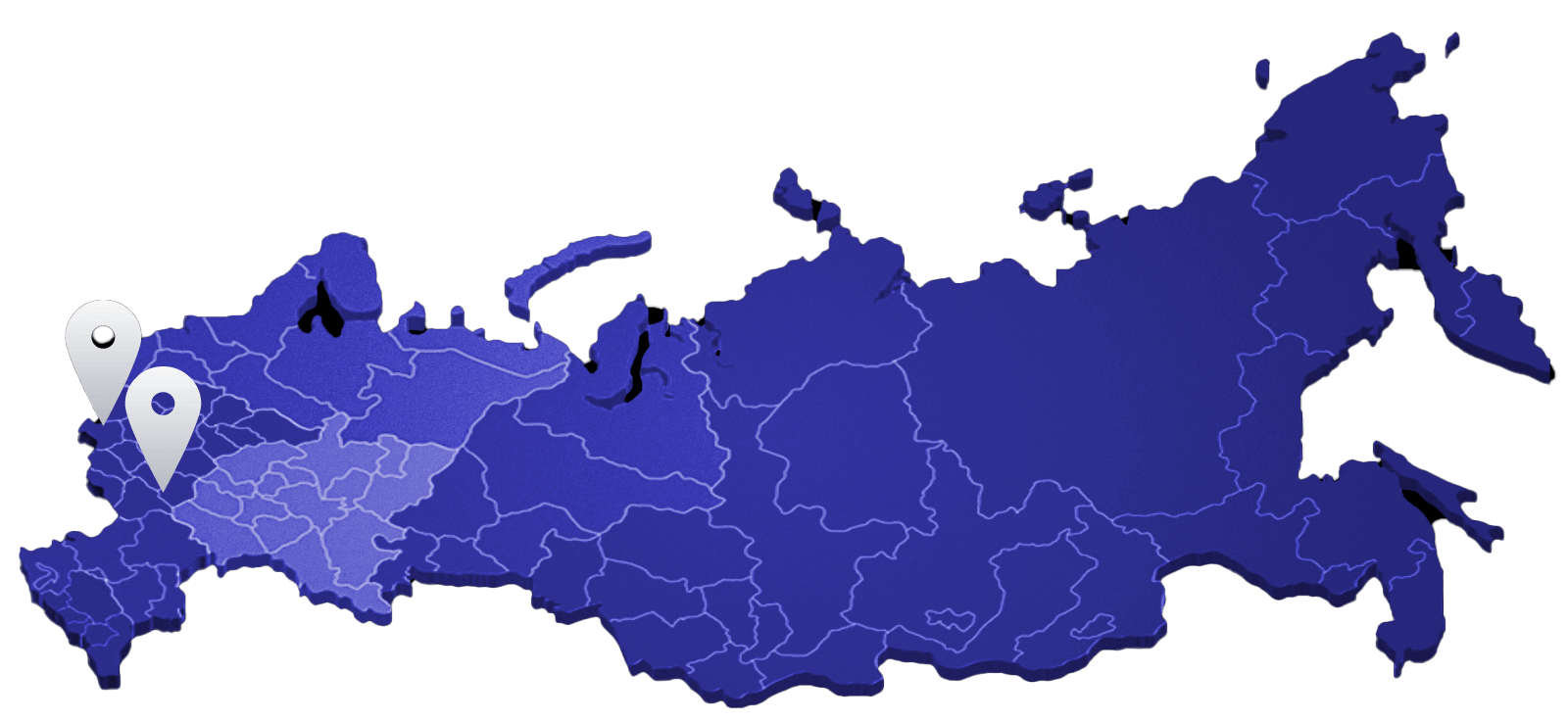 карта россии